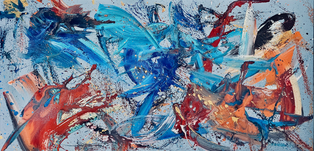 KRAV MAGA by Erik Kling, painting