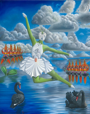 Flowerin’ White Swan, c. 2020