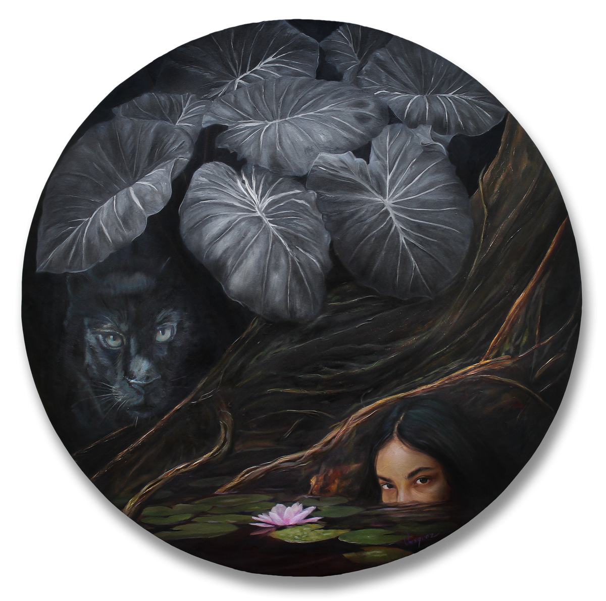 Shadows of a dream 2 by Adrian Vasquez, painting