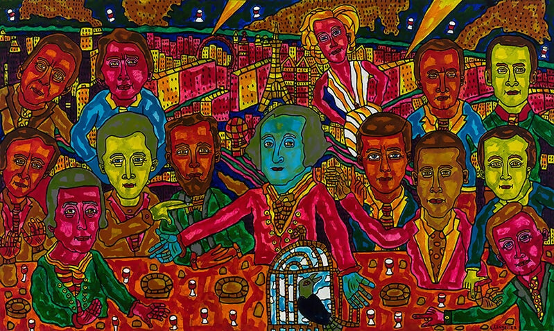 Anick Langelier, Last Supper with US Presidents, 2022