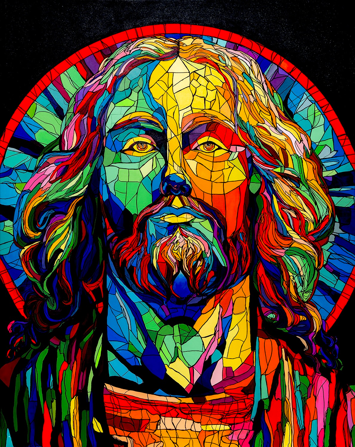 Stained Radiance by Shawn Williamson, painting